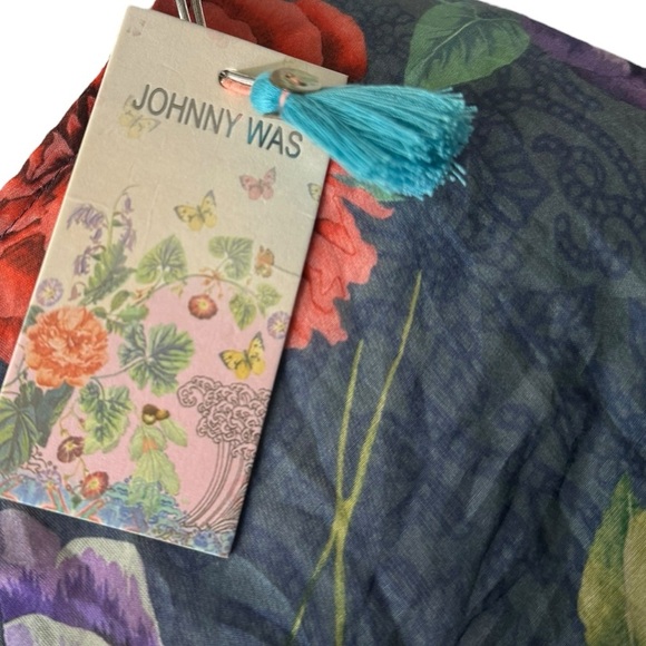 JOHNNY WAS SUNRISE LONG DRESS NWT L - Picture 5 of 12